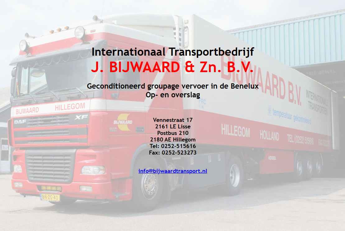 Bijwaard Transport & Opslag