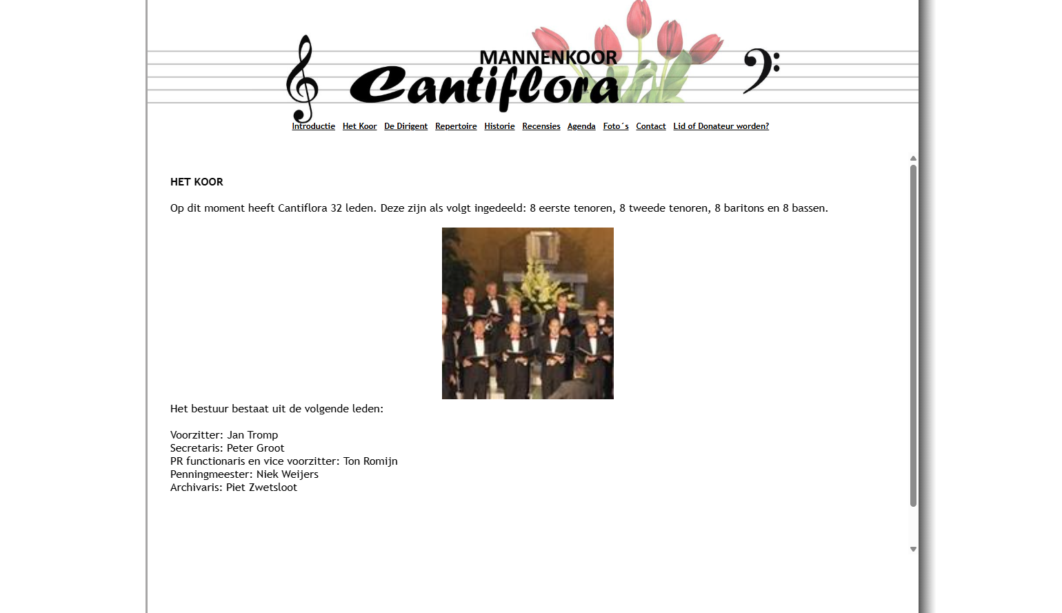 Mannenkoor Cantiflora